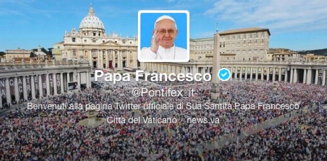 @Pontifex di Ottobre. I Tweet di Papa Francesco.