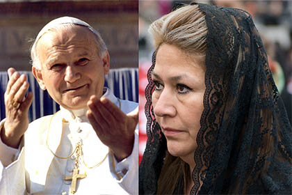 Giovanni Paolo II mi ha guarita: a lui devo la guarigione